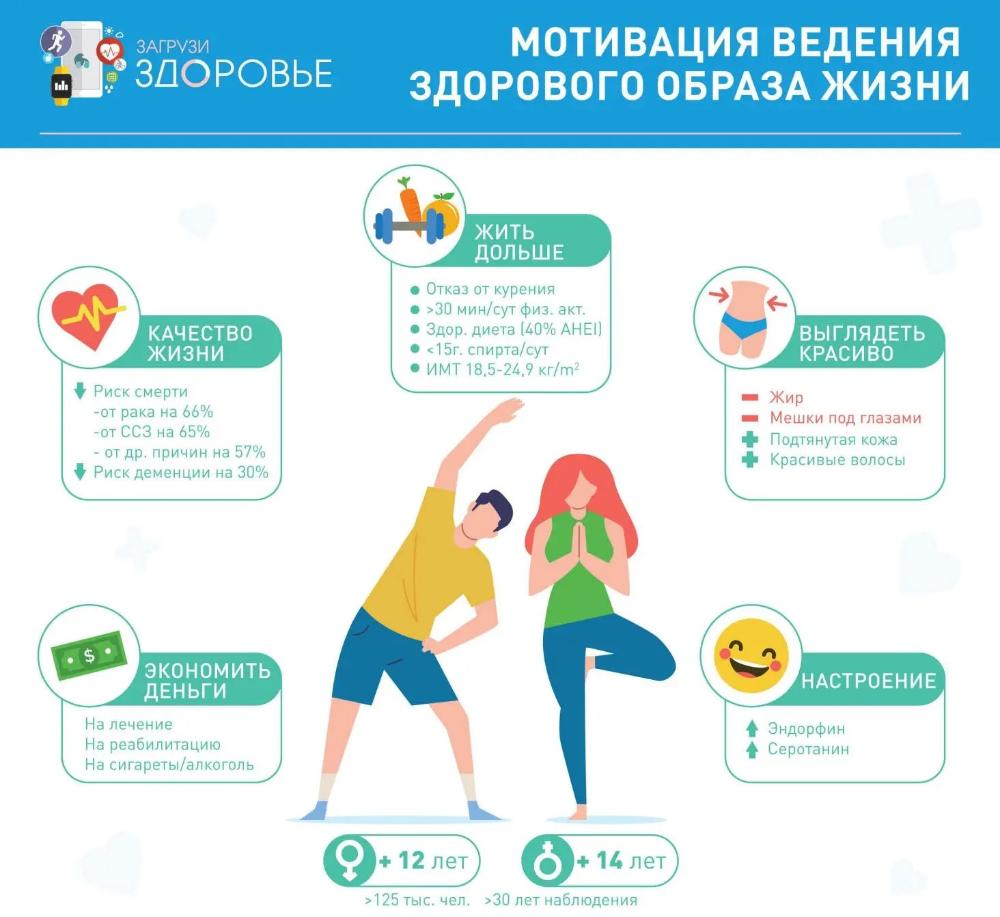 Как ЗОЖ влияет на продолжительность жизни